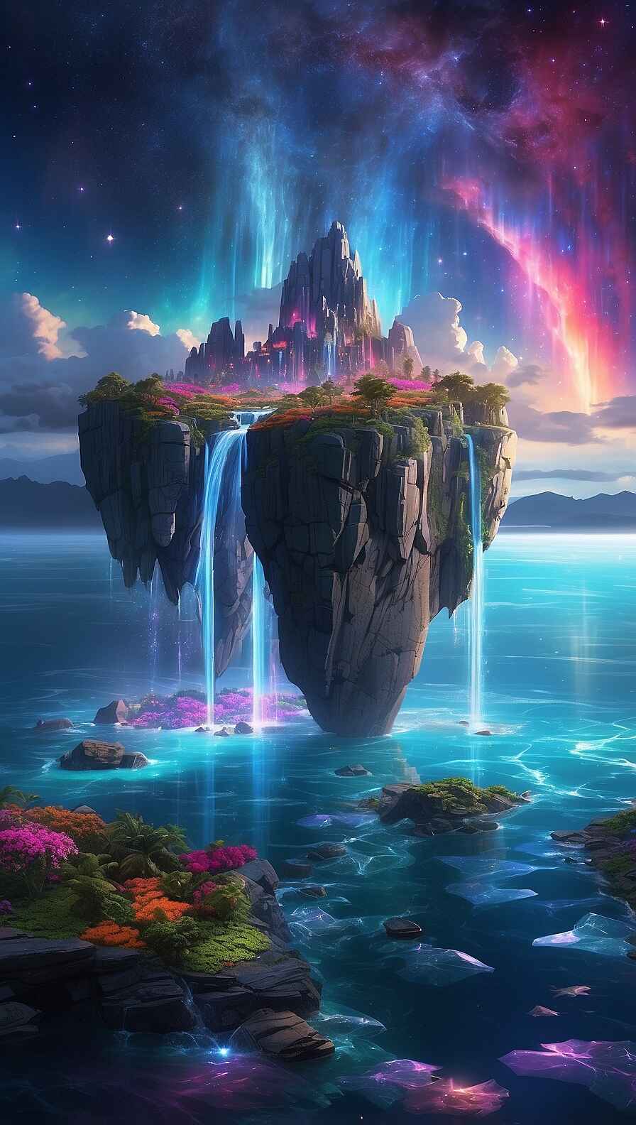 Floating Crystal